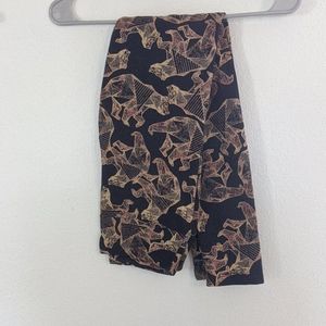Bear print leggings